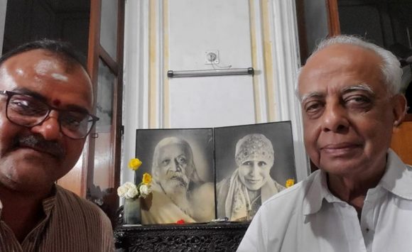 Raviji visited Sri Vijay Poddar ji, Sri Aurobindo Society