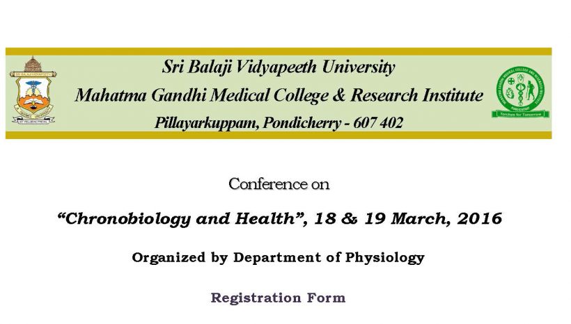 Chronobiology and Health Chronobiology and Health