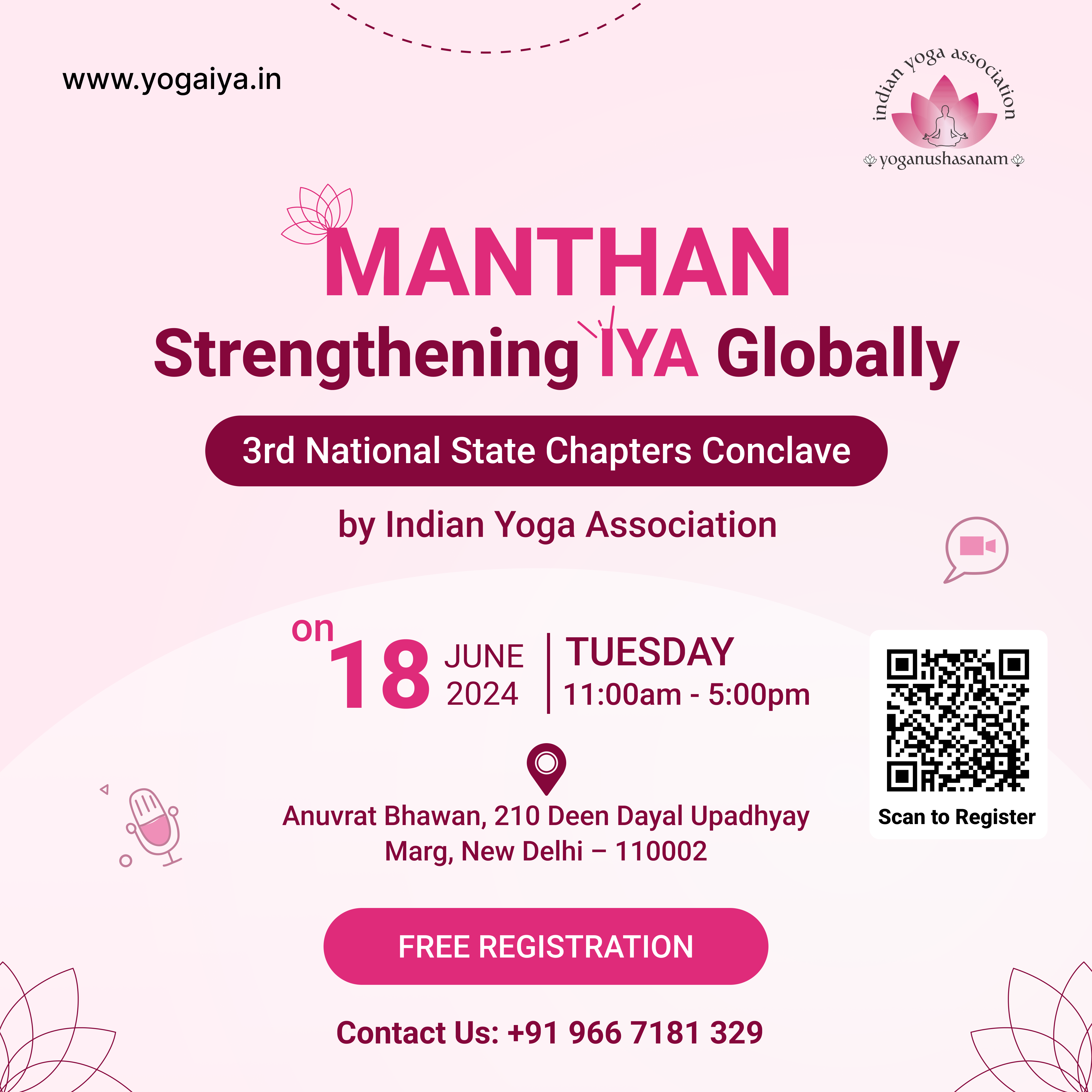3rd National State Chapters Conclave - Indian Yoga Association